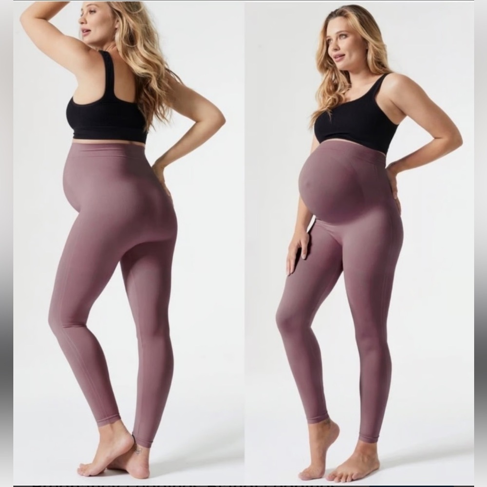 BLANQI Rich Brown MaternityLeggings